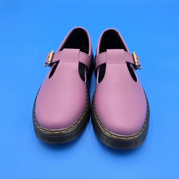 New Dr. Martens Zavala Mary Jane's Purple Women's Size 8 - Picture 2 of 10